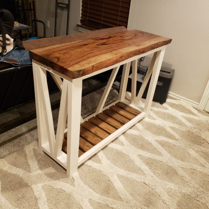 Walnut Top Ugly Table - Image 2