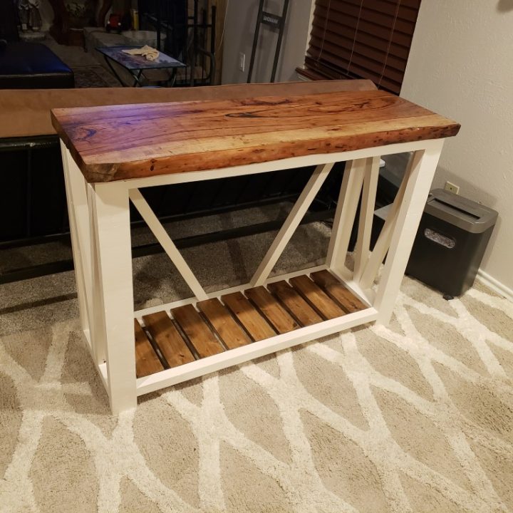 Walnut Top Ugly Table - Image 1