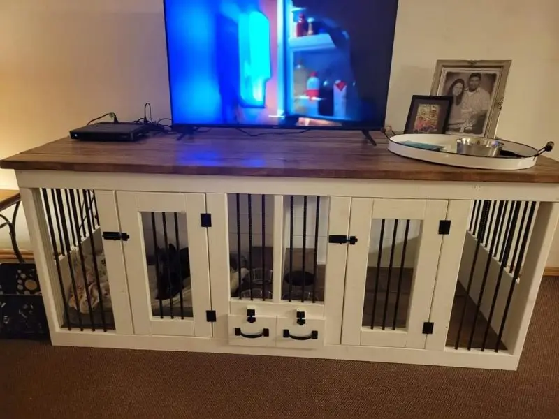 Upscale Dog Kennel – Luxury Furniture Style Indoor Crate