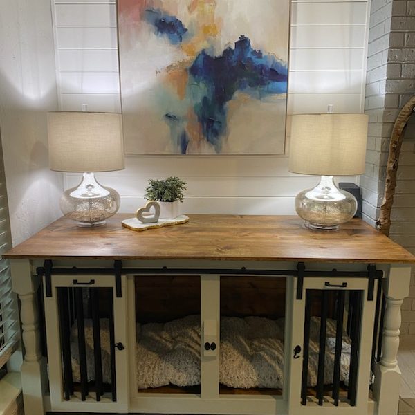 Upscale Dog Kennel – Luxury Furniture Style Indoor Crate